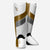 Hayabusa T3 Full Back Shin Guard - White/Gold