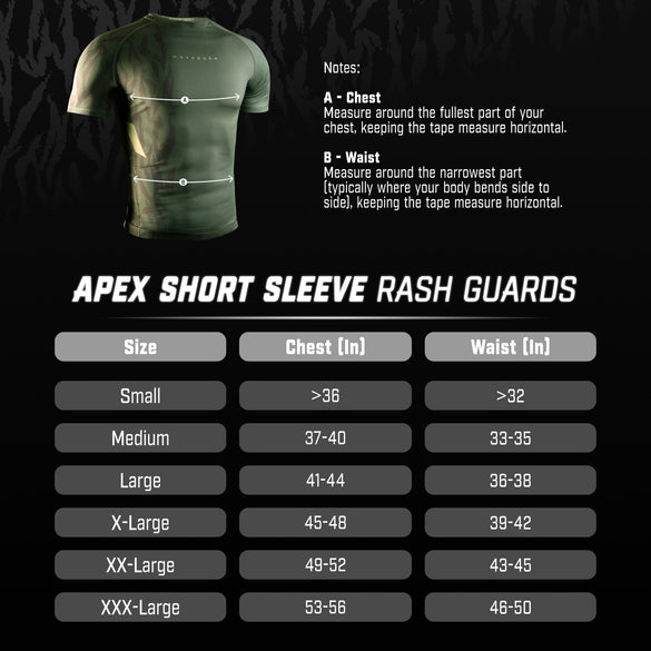 Hayabusa Men’s Apex Short Sleeve Rash Guard