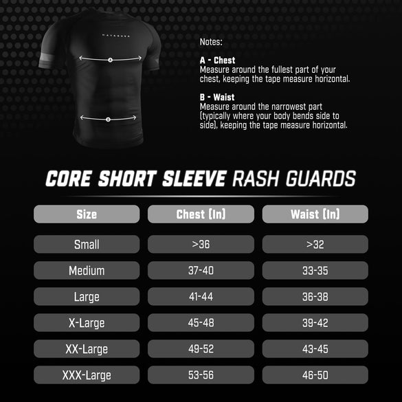 Hayabusa Men’s Core Short Sleeve Rash Guard